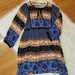 Entro Boho Peasant Free People Inspired Dress